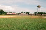 Northbound empty grain